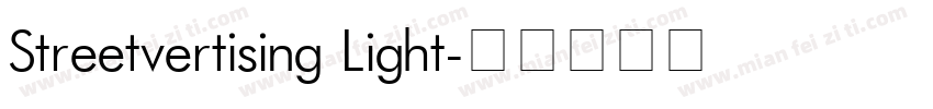 Streetvertising Light字体转换